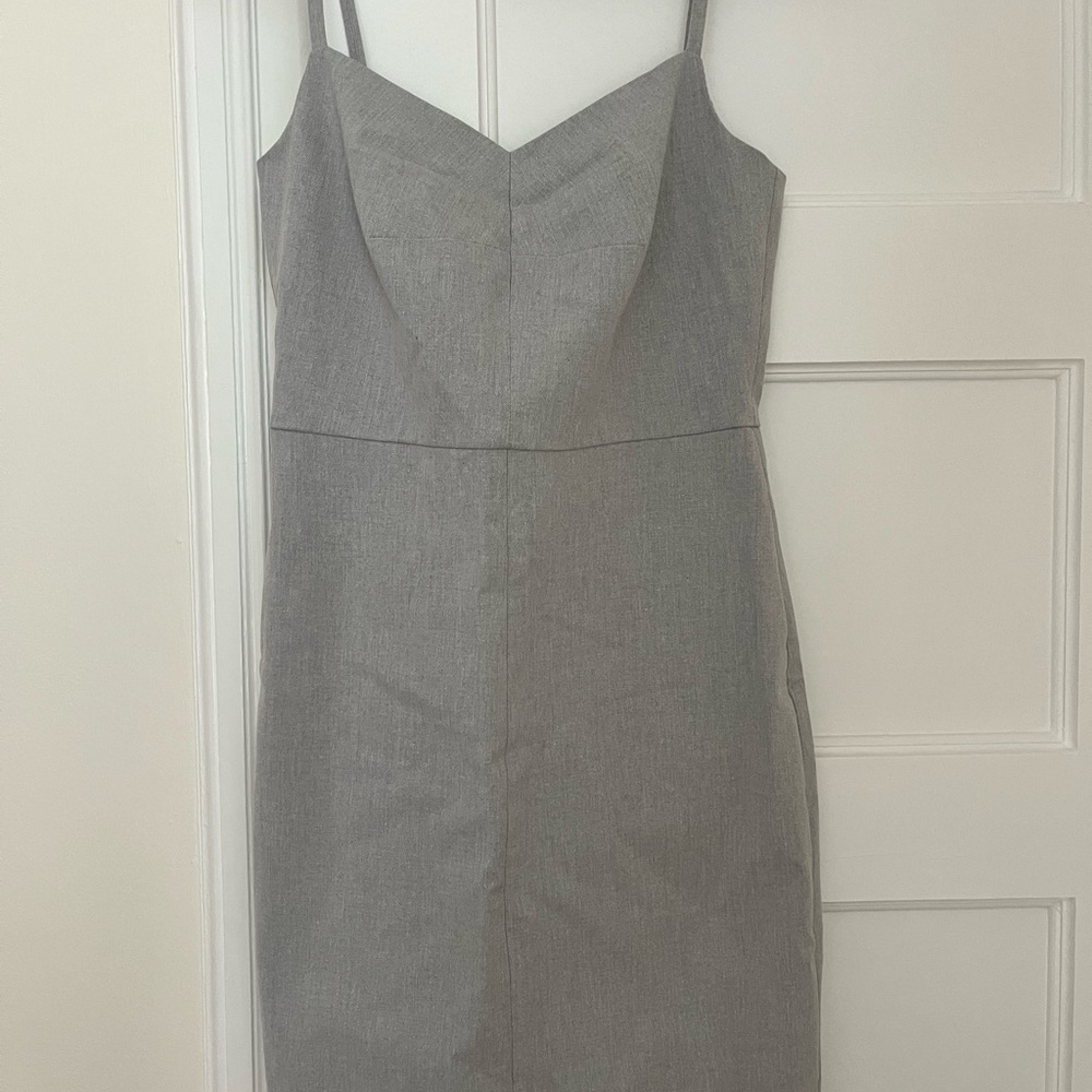 Grey bodycon dress